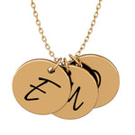 Collier avec lettre personnalisé