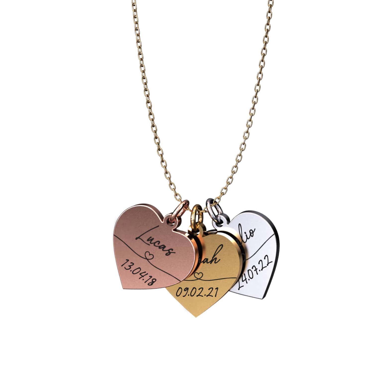 Collier disque personnalisé