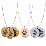 Collier avec nom de chien