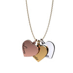 Collier coeur avec nom