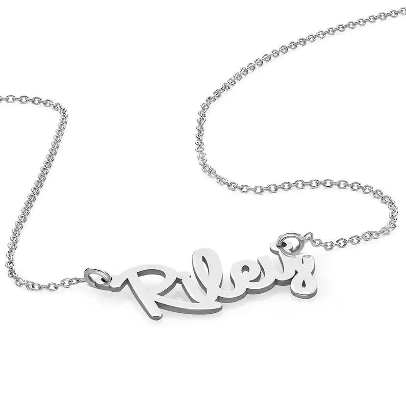 Collier personnalisé avec prénom en cuivre