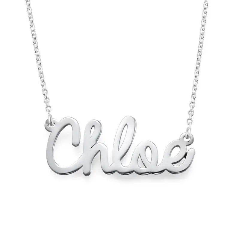 Collier personnalisé avec prénom en cuivre